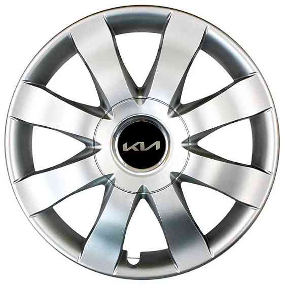 Автомобильные модельные колпаки R15 Kia NEW 323 4шт, SJS, серебристые Киев