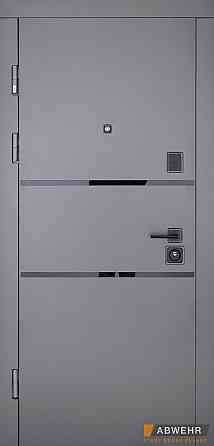 Двери входные, квартирные ABWEHR. Модель 443 LIMANA Цвет Кварцит / Белый супермат 960 Киев