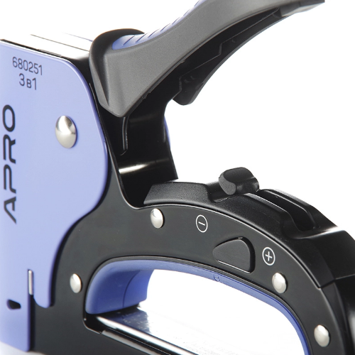 Степлер з двопозиційним регулятором для скоб 6-14мм ресорного типу сталевий корпус APRO Житомир - изображение 4