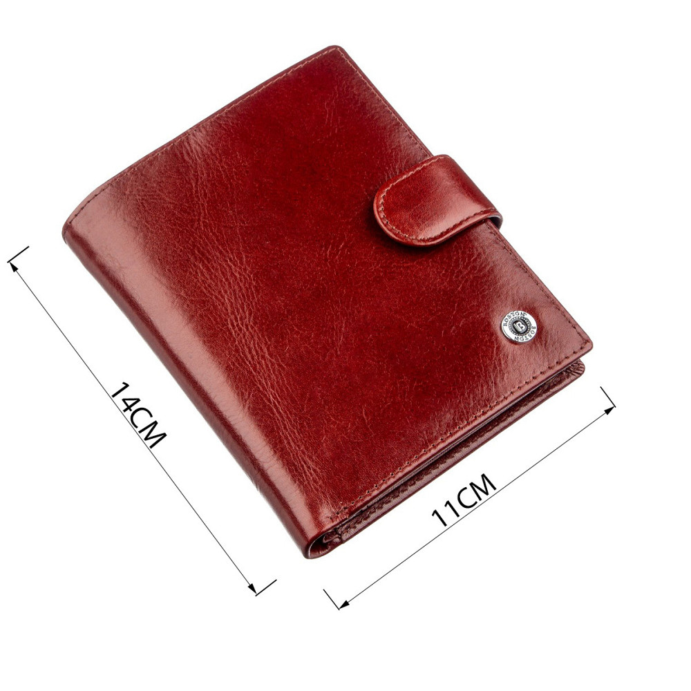 Місткий чоловічий гаманець Boston 18814 Коричневий Київ - фото 3