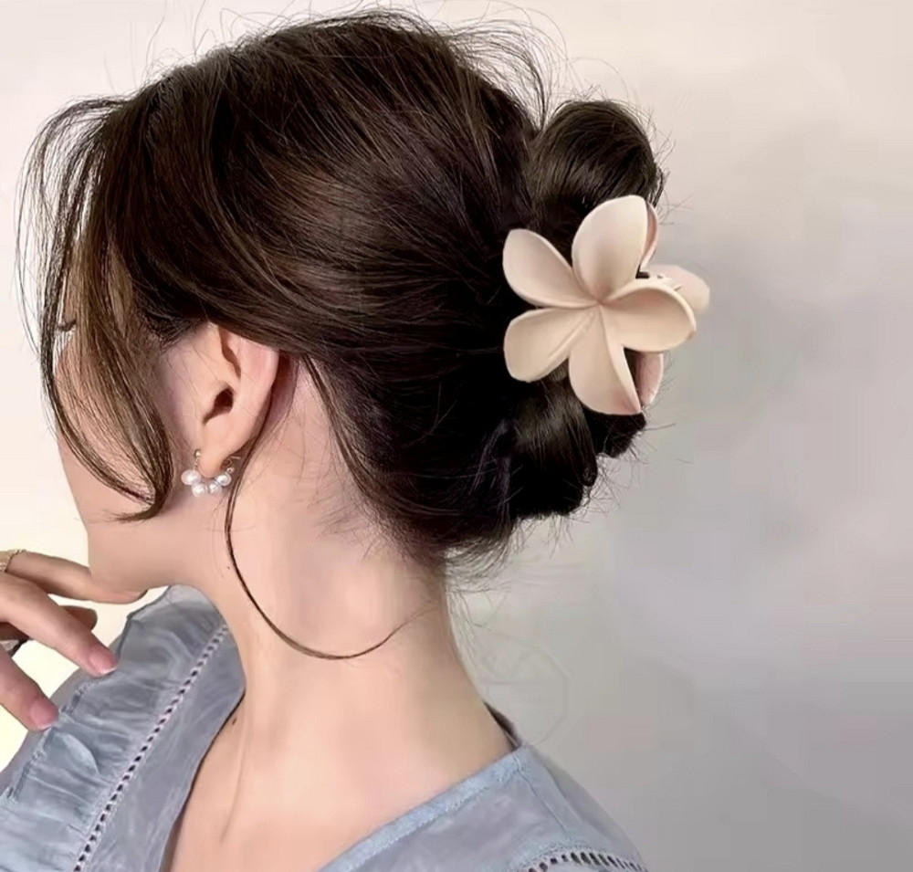 Заколка-крабік квітка матова Смела - изображение 8