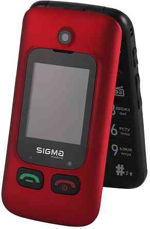 Мобільний телефон Sigma mobile Comfort 50 Shell Duo Type-C Dual Sim Red/Black (4827798212516) червоно-чорний Харків