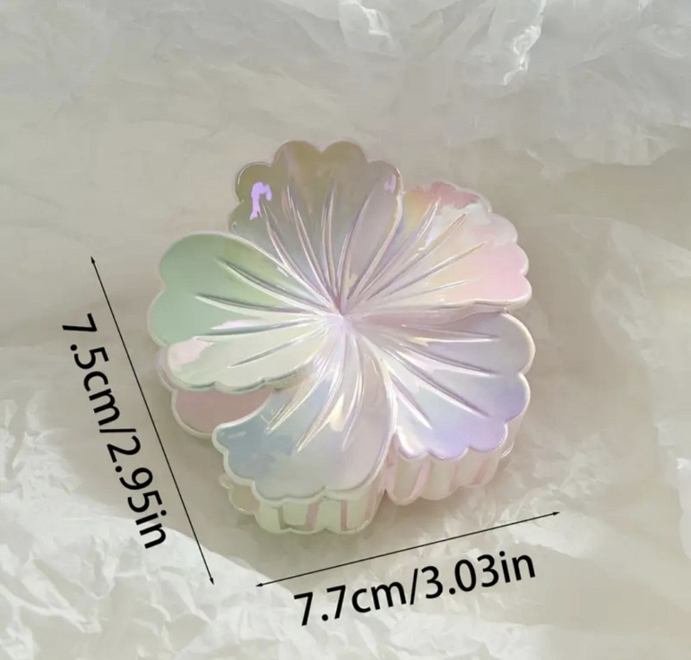 Заколка-крабік квітка Жовтий Смела - изображение 3