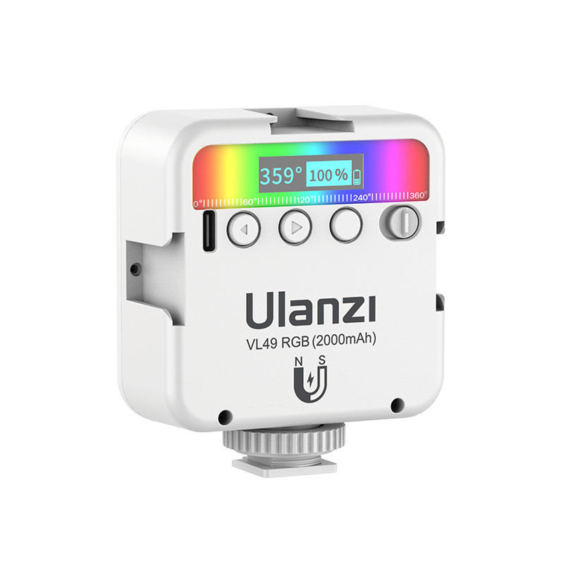 Видеосвет Ulanzi VL49 Rechargeable Mini RGB Light 6W White (2586) Киев - изображение 3