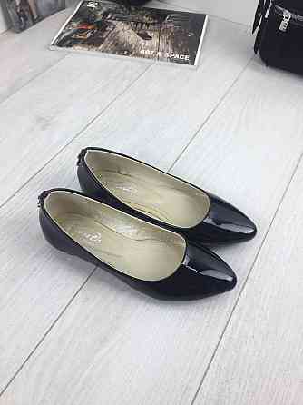 Kentro Балетки жіночі KENTO 1610 чорні (весна-осінь, шкіра лакована) (3440) Коломия