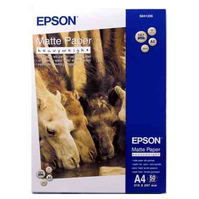 Фотобумага Epson A4 Matte Paper-Heavyweight (C13S041256) Винница