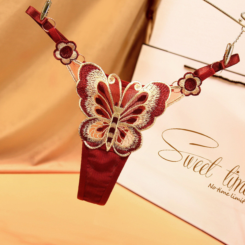 Труси з метеликом one size бордовий Київ - фото 8