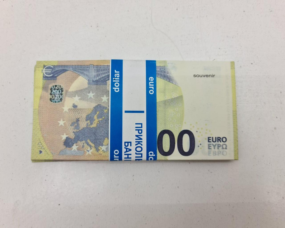 Деньги сувенирные подарочные 200 евро (1 пачка) Харьков - изображение 4