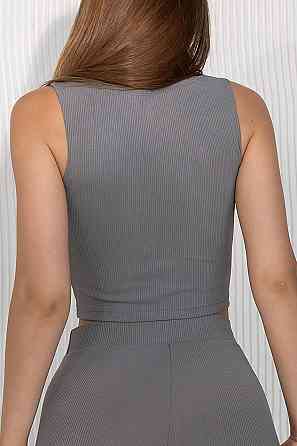 Топ у рубчик TotalFit N9-TR XS, Серый Киев