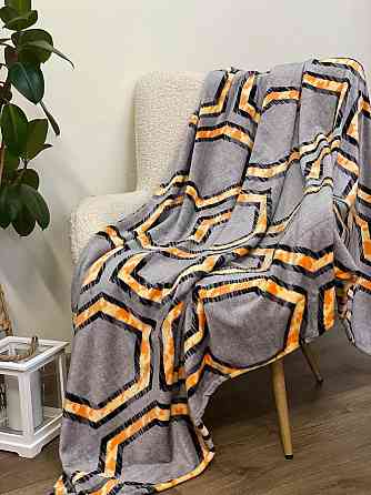 Ecotton Плед Ecotton 150х220 см із мікрофібри Well Soft Соти сірий ( ) Київ