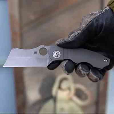 Нож Spyderco Stovepipe CPM 20CV Titanium (C260TIP) Винница