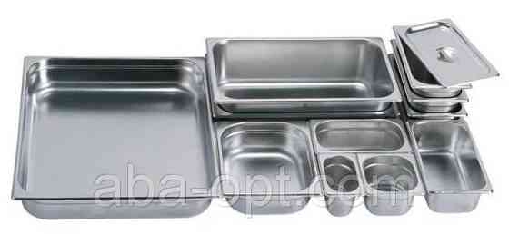 Гастроемкость GN 2/3 из нержавеющей стали 35.5 х 32.5 х 6.5 см ( шт ).Aba-Opt Одесса