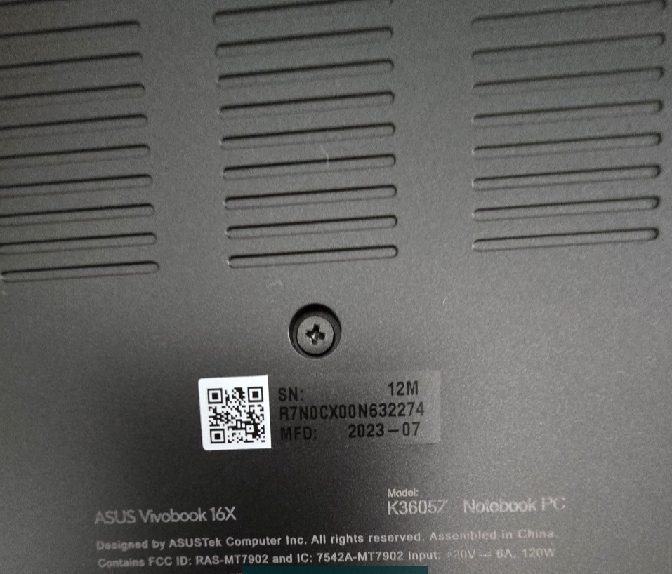 Ноутбук ASUS Vivobook 16X 3050 4Gb. i5-12450H Киев - изображение 4