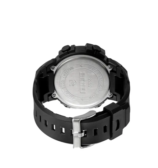 Годинник чоловічий наручний спортивний Skmei 2260 (Чорний з чорним) Вінниця - фото 8