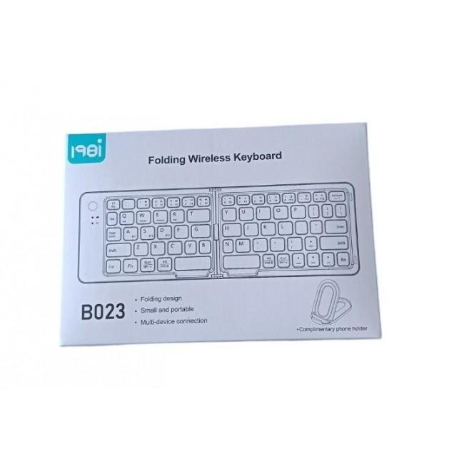 Складная  портативная мини Bluetooth-клавиатура B023 для Android, IOS, Windows (eng/ru) Black,67 клавиш Одесса - изображение 7