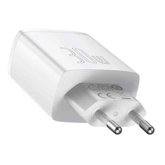 Универсальное сетевое зарядное устройство Baseus 30W Compact Quick Charger CCXJ-E02 (Белое) Николаев