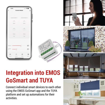 Модуль управління розумним будинком EMOS H5110 Smart Motor Control ZigBee 3.0 Dual-Channel (H5110) Вінниця - фото 7