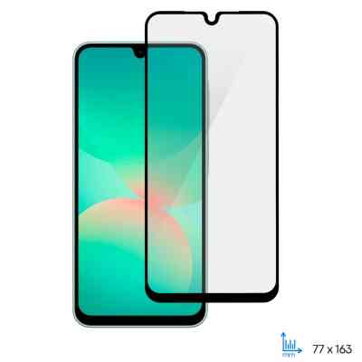 Стекло защитное 2E Samsung Galaxy A26 5G (A266) 2.5D FCFG black (2E-G-A26-SMFCFG-BB) Винница