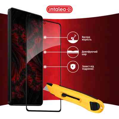 Стекло защитное Intaleo Full Glue Xiaomi Poco X5 Pro Black (1283126567438) Винница