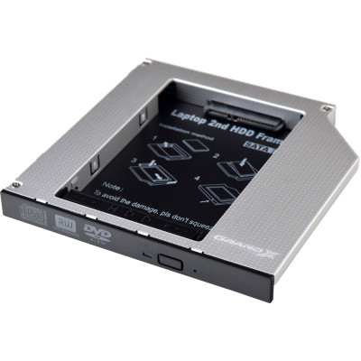 Фрейм-переходник Grand-X HDD 2.5'' to notebook 12.7 mm ODD SATA3 (HDC-27) Винница - изображение 1