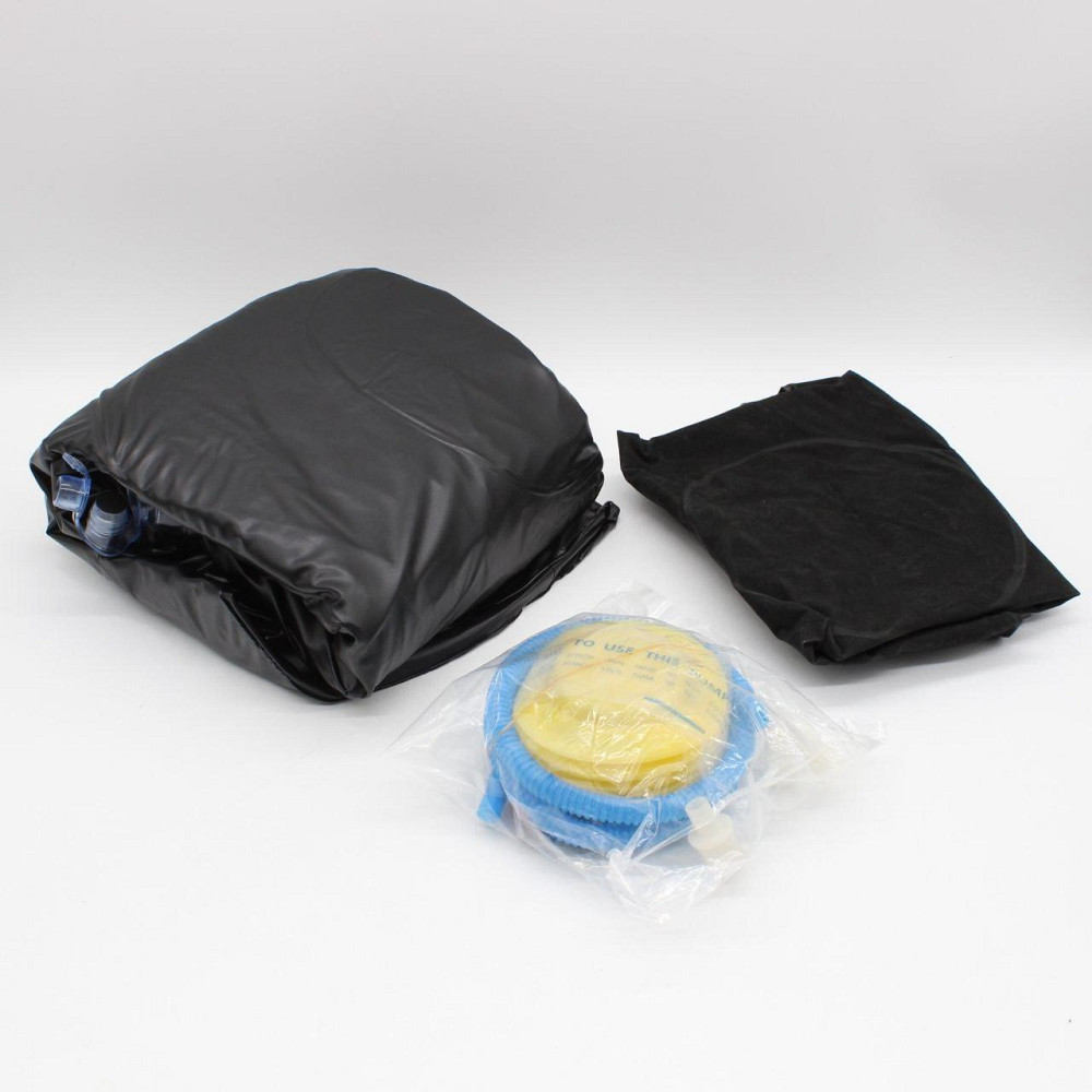 Надувне крісло з пуфиком 2в1 (116х98х83см,до 100кг) Air Sofa + насос,Чорний SBR Київ - фото 10