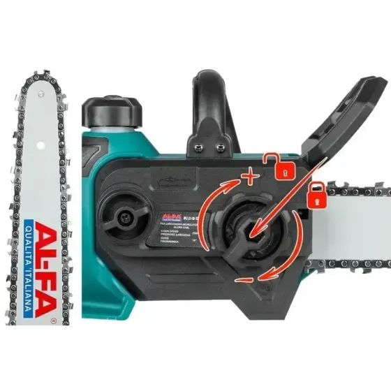 Аккумуляторные цепные пилки ALFA, Аккумуляторная пила ALCRH-21BL-2, Аккумуляторная пила 2 мощных аккумулятора 21V 4.0Ah Львов