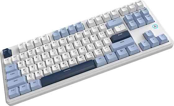 Клавіатура Ajazz AK870 V2 Flying Fish Switch White USB-C (AK870-V2-FF-BWB) ( 23544 ) Харьков