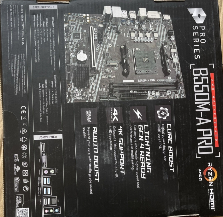 Материнская Плата MSI MPG B550 A PRO Киев - изображение 3