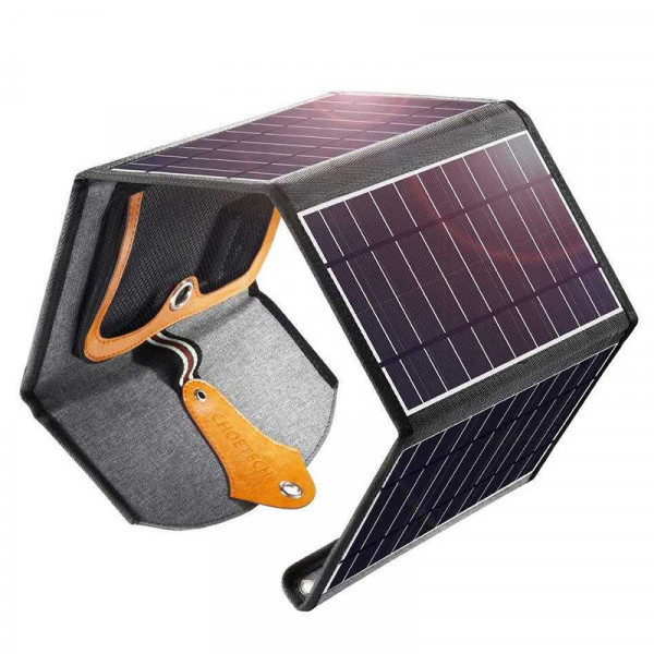 Сонячна панель для УМБ Choetech 22W 2x USB 5V/2.4A/2.1A max (SC005) Київ - фото 1