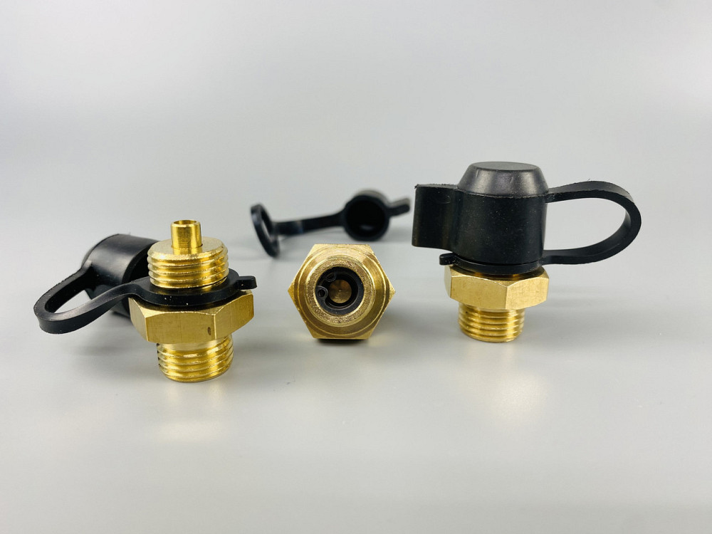 Клапан зливу конденсату М16х1.5, із захисним гумовим ковпачком (латунь) Мукачево - фото 7