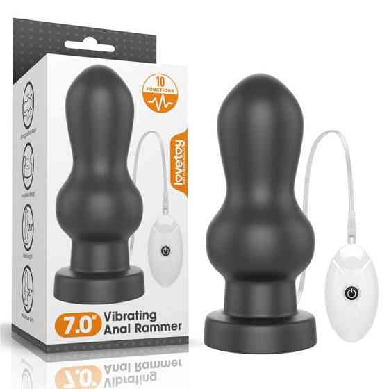 Анальна пробка - King-Sized Vibrating Anal Rammer 7" Sex Aura Київ
