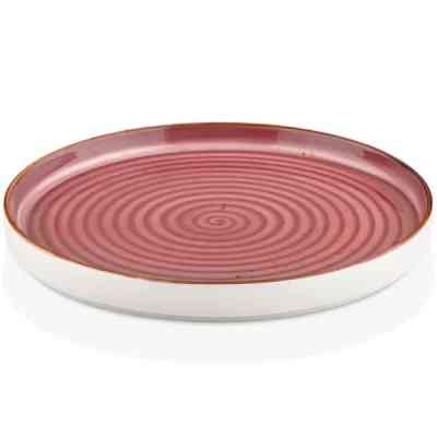 Тарелка By Bone Harmony Rose з бортом 90° 19 см (HA-RS-HL-19-RD) Винница