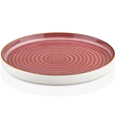 Тарелка By Bone Harmony Rose з бортом 90° 19 см (HA-RS-HL-19-RD) Винница - изображение 1