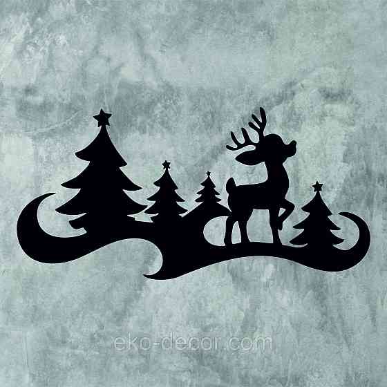 Декоративное настенное Панно «Олень», Декор на стену Киев