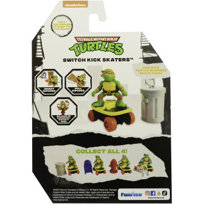 Игровой набор Funrise TMNT Черепашки-ниндзя классические Скейтбордист с лаунчером Микеланджело (71041) Винница - изображение 10
