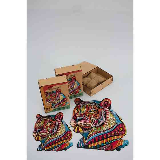 Фигурный деревянный пазл A3 