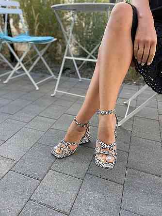 LIRIO Босоніжки жіночі з натуральної шкіри літні на підборах леопардові відкриті LIRIO L0282/80 Коломыя