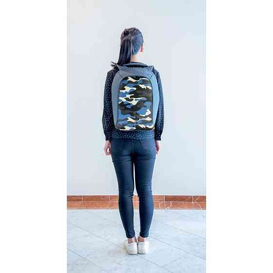Рюкзак антизлодій міський XD Design Bobby Compact 14", Camouflage Blue (P705.655) Вінниця
