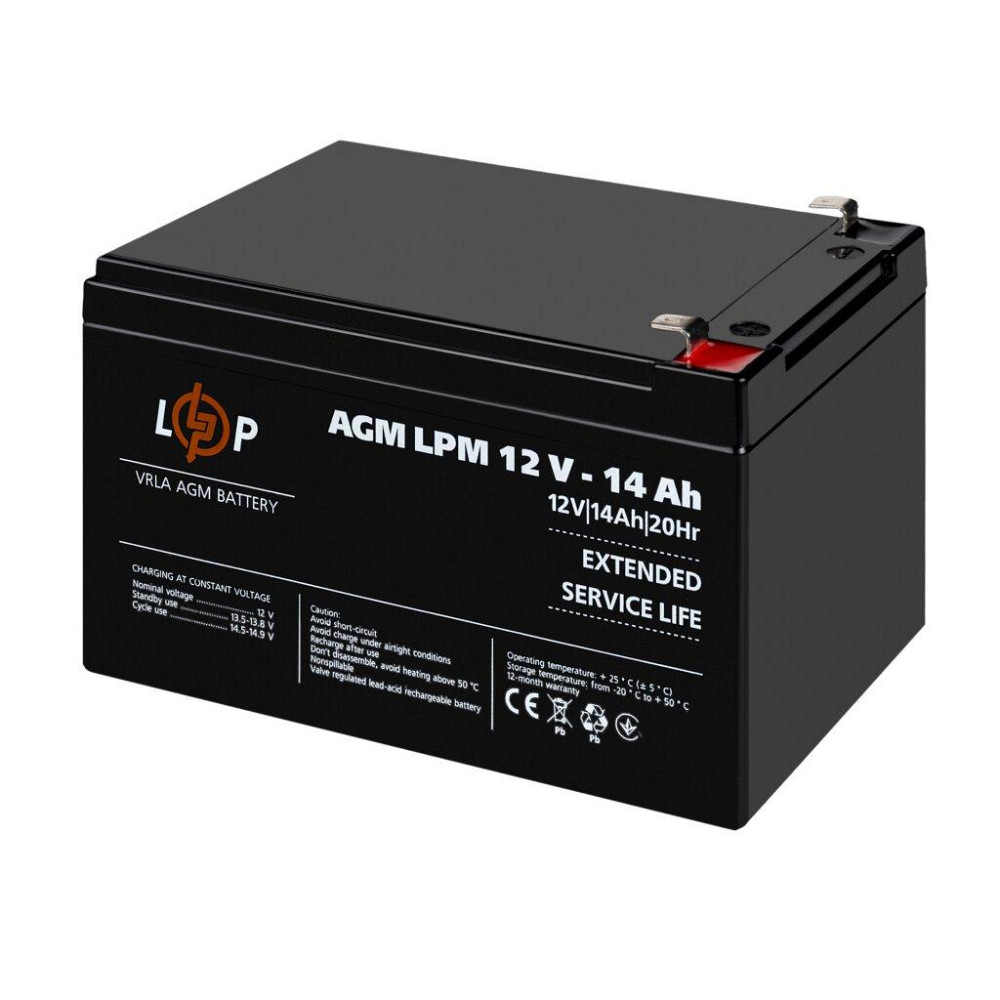 Аккумулятор AGM LPM 12V - 14 Ah Киев - изображение 3