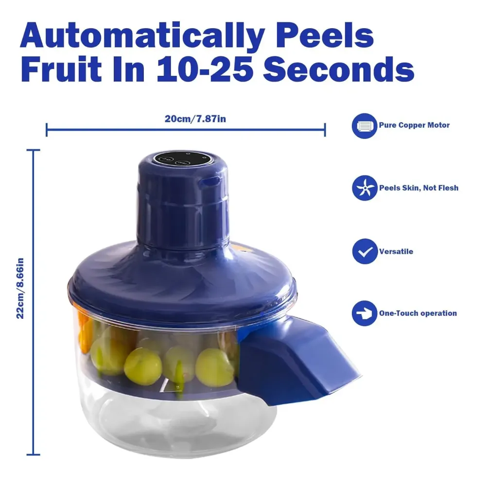 Овощечистка электрическая для чистки фруктов и овощей 20х20х23 см Коломия - фото 6