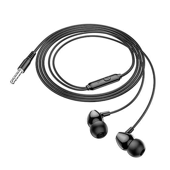 Навушники HOCO M94 universal earphones with microphone Black Київ