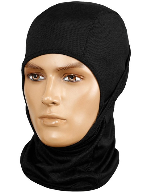 Універсальна Балаклава багатофункціональна термоактивна 1 отвір Mil-Tec від Sturm (12110102) Black Нововолинськ - фото 4