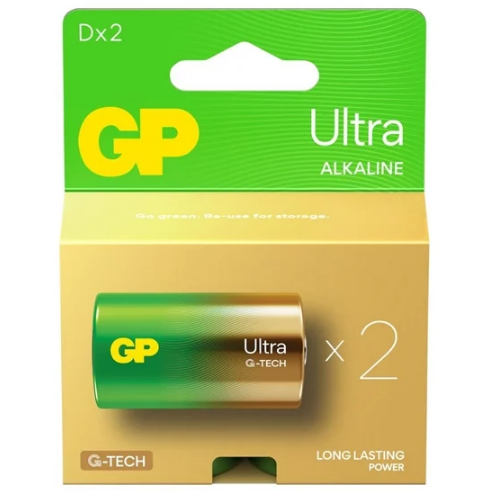 Батарейка лужна C/LR14 (пл-2шт) GP Ultra Житомир