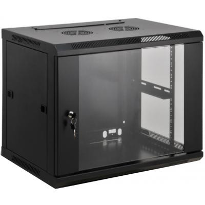 Шафа настінна Kingda 15U 19&quot; 600x600 RAL9004 (KD-007-6615) Вінниця - фото 1