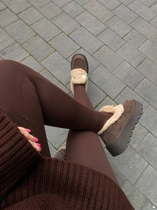 PLPS Угги жіночі PLPS 2802-4 коричневі (зима, замша натуральна) (6029) Коломыя - изображение 8
