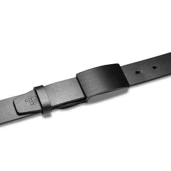 Ремень мужской кожаный Semi Line Black (P8233-0 M) Вінниця