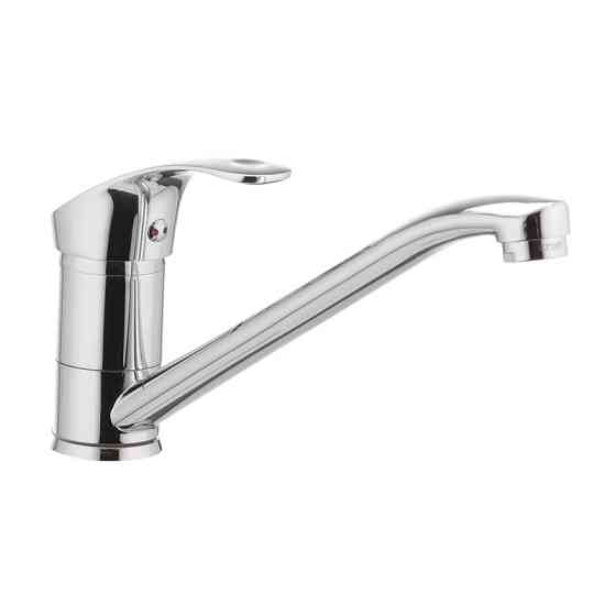 Смеситель для кухни (на мойку) Cron RIVA 555 поворотный гусь (CRL) Черновцы