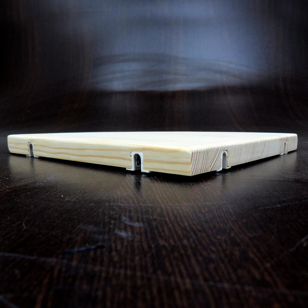 Угловая настенная полка 