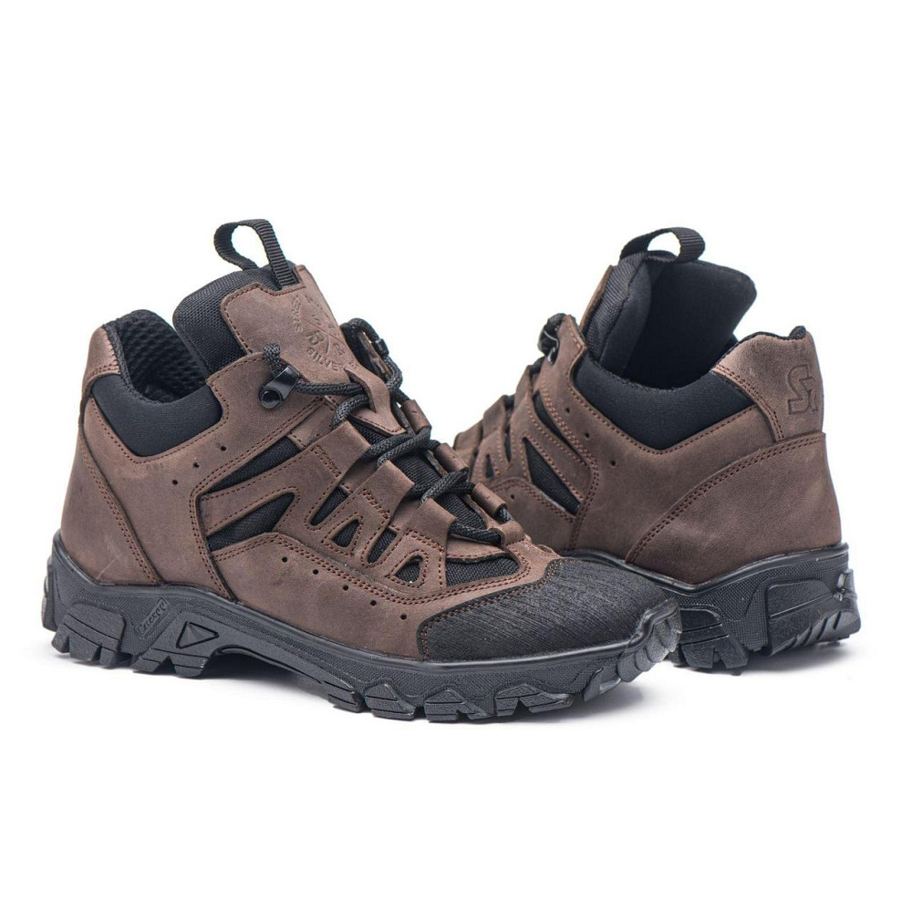 Тактичні кросівки шкіра з кордурою.Коричневі.11-01 Харків - фото 6