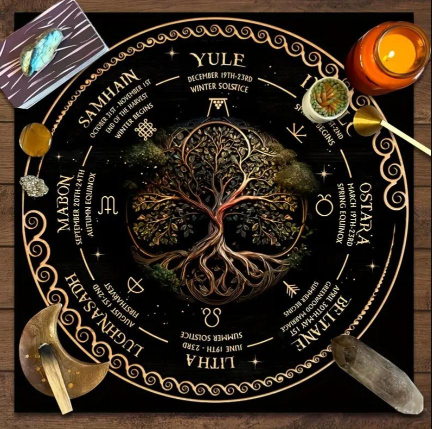 Алтарная скатерть для Таро и рун 